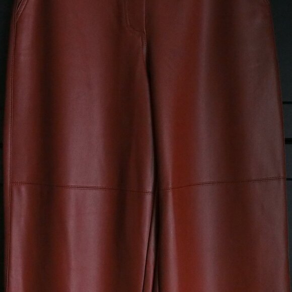 Oak + Fort | NWOT Faux Leather Pants - Picture 3 of 5